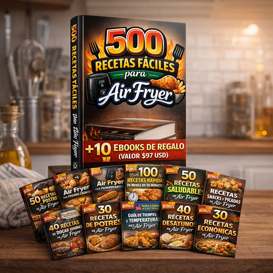 +500 Recetas premium fáciles de hacer